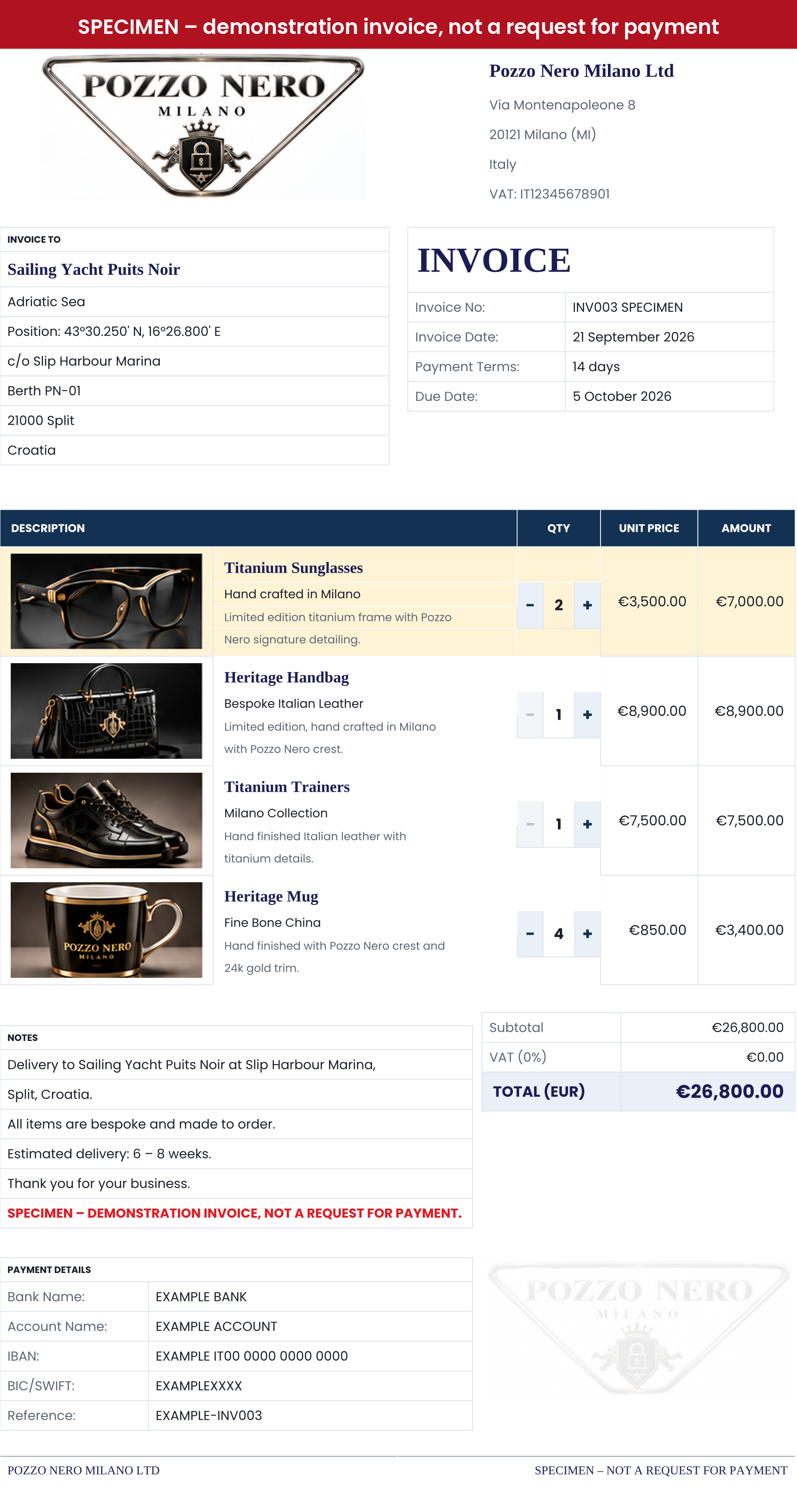 The same invoice painted by the native GPU pane (a picture)